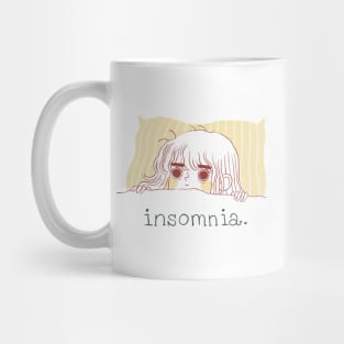 Insomnia Crayolina Illustration Mug